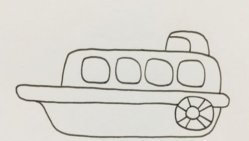 帅气又简单的小艇的简笔画怎么画 好看的威尼斯小艇简笔教程