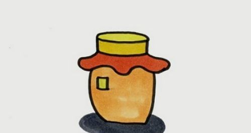 简单的陶瓷罐子简笔画教程 好看的瓶子罐子简笔画怎么画