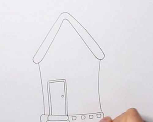 卡通漂亮的可爱小房子简笔画怎么画 彩色精致的小房子简笔画带步骤
