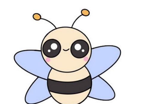 可爱卡通的蜜蜂简笔画教程 简单漂亮蜜的蜂简笔画怎么画