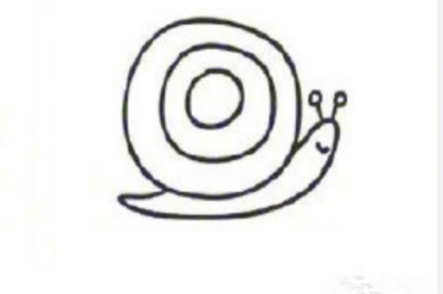 卡通好看的小蜗牛简笔画教程 可爱带颜色的小蜗牛怎么画