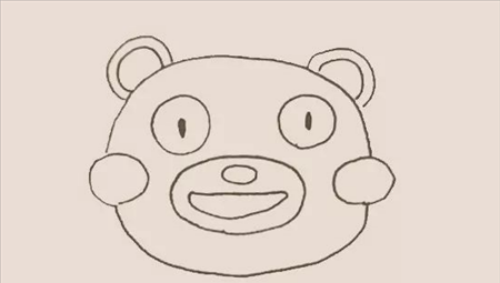 特别好看的熊本熊简笔画教程 好看的熊本熊简笔画怎么画