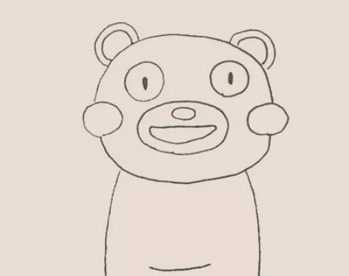 特别好看的熊本熊简笔画教程 好看的熊本熊简笔画怎么画