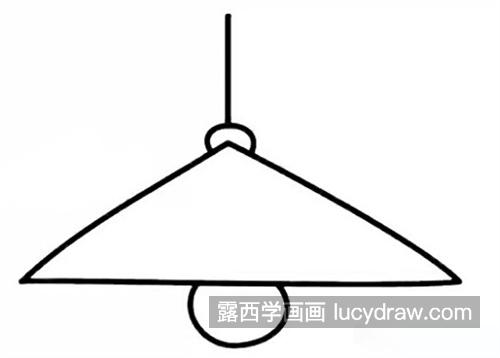 简单易学的吊灯简笔画绘制教程 带颜色的吊灯怎么画简单