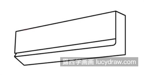 粉色好看的空调简笔画简单 带颜色的空调简笔画怎么画简单