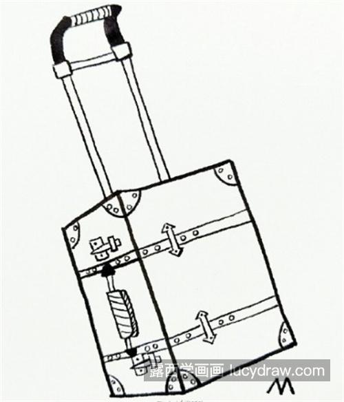 带颜色又超好看的行李箱绘制教程 好看又漂亮的行李箱绘制教程