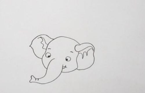 带颜色又简单好看的大象简笔画绘制教程 带颜色又好看的大象怎么画