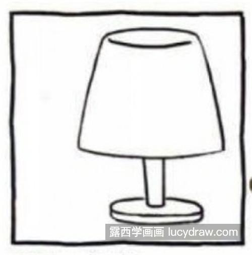 明亮又好看的台灯简笔画怎么画 好看的台灯简笔画绘制教程