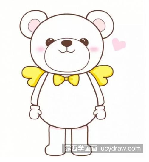 可爱又超漂亮的小熊简笔画怎么画 可爱带颜色的小熊怎么画好看