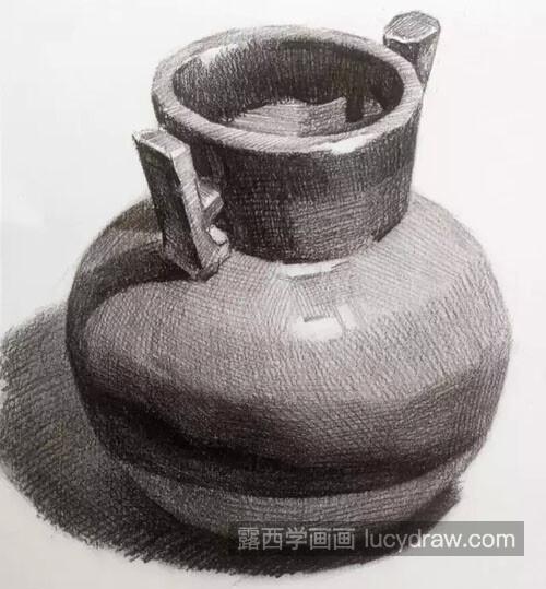 素描陶罐的绘制教程 简单的静物素描陶罐怎么绘制