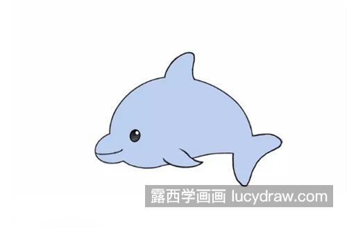 聪明的海豚简笔画怎么画 简单的海豚绘制教程
