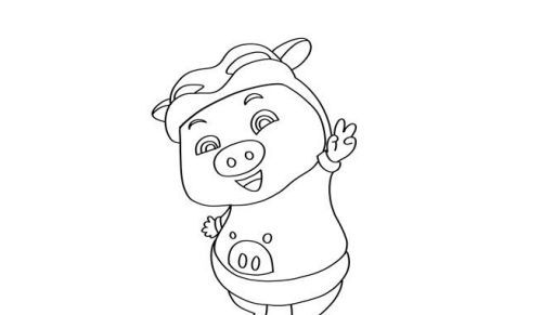 可爱又简单的猪猪侠怎么画 带颜色的猪猪侠绘制教程