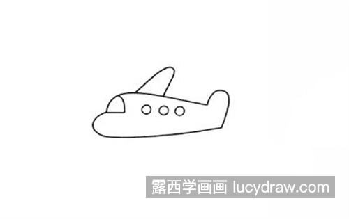 卡通可爱的小飞机简笔画怎么画 简单的飞机简笔画绘制教程
