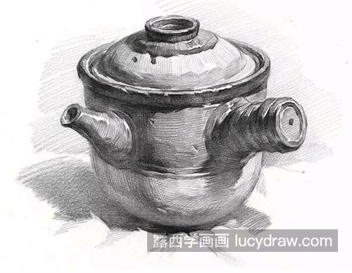 素描陶罐绘制教程 简单的素描陶罐新手怎么绘制