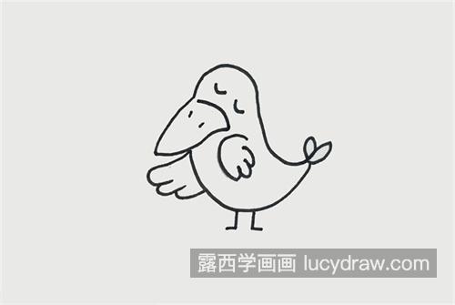简单的乌鸦简笔画怎么画 简单又可爱的乌鸦简笔画绘制教程