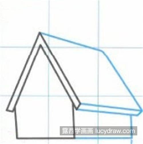 带颜色的彩色小屋怎么画 简单的彩色小屋绘制教程