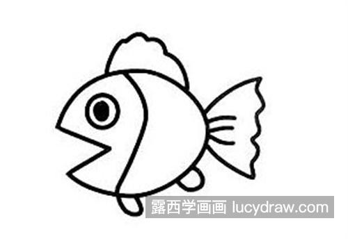 自由自在的小金鱼怎么画 彩色的好看小金鱼绘制教程