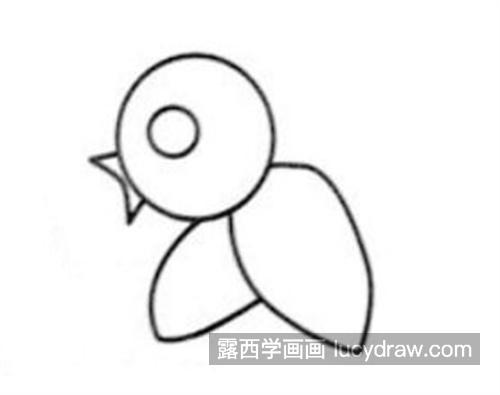 欢快的小鸟简笔画怎么画带步骤 简单的可爱小鸟怎么画