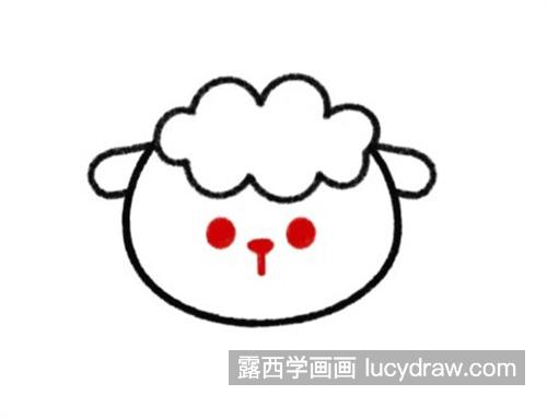 可爱软绵绵的小羊简笔画怎么画 彩色好看的小羊绘制教程