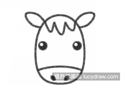 带颜色的小毛驴怎么画简单 好看又简单的小毛驴绘制教程