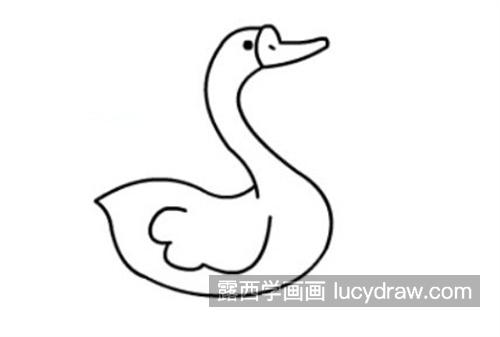 优雅好看的天鹅简笔画怎么画带图 好看的优雅天鹅绘制教程