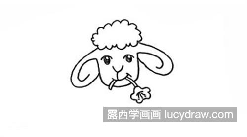 浪漫的小绵羊绘制教程 带颜色的彩色小绵羊怎么画
