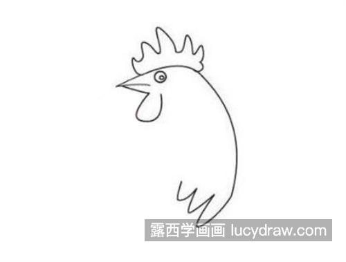 好看漂亮的简单大公鸡简笔画怎么画 雄赳赳的大公鸡绘制教程