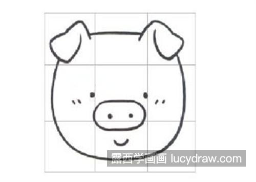 卡通可爱的小猪简笔画怎么画 彩色的小猪绘制教程