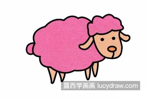 好看的绵羊绘制教程 带颜色的绵羊怎么画带步骤