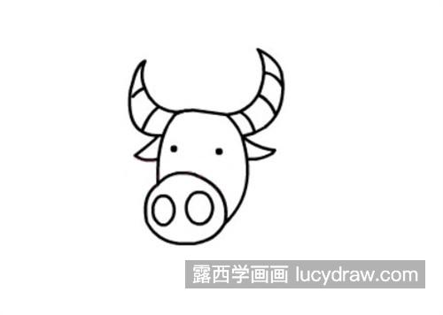 壮实的大黄牛怎么画简单 好看的大黄牛绘制教程