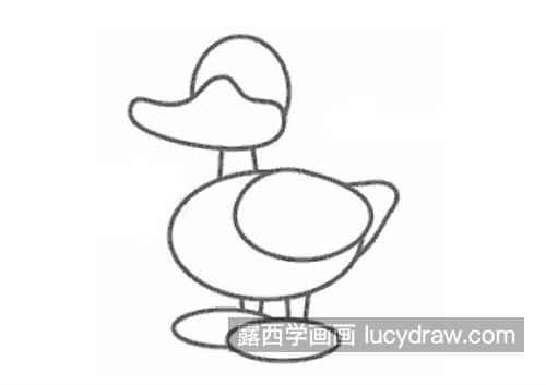 胖胖的小鸭子怎么画 带颜色的小鸭子绘制教程
