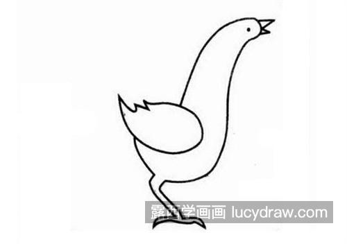 好看又很漂亮的大公鸡怎么画 简单的大公鸡绘制教程带图