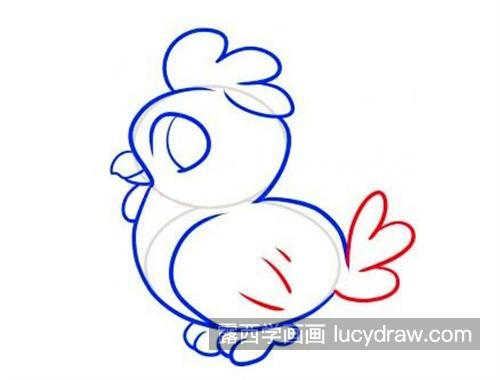 呆萌的小鸡简笔画绘制教程 简单的家禽小鸡怎么画带步骤