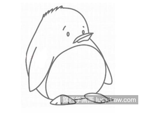 一只胖胖的企鹅简笔画怎么画 彩色的企鹅简笔画绘制教程
