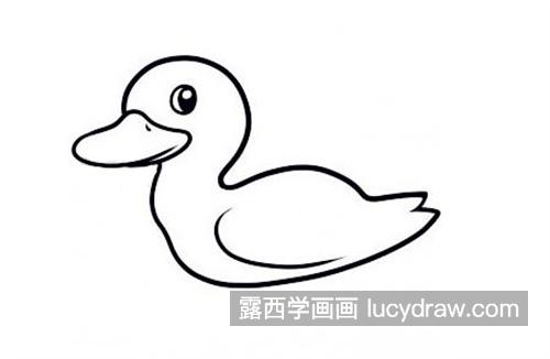 漂亮的小鸭子简笔画怎么画 彩色的小鸭子怎么画简单