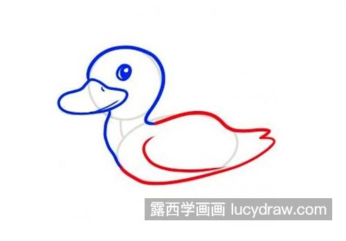 漂亮的小鸭子简笔画怎么画 彩色的小鸭子怎么画简单