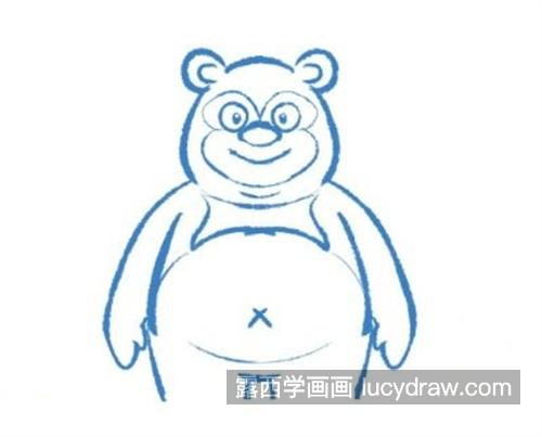 很好看的草莓熊简笔画怎么画 简单的草莓熊绘制教程