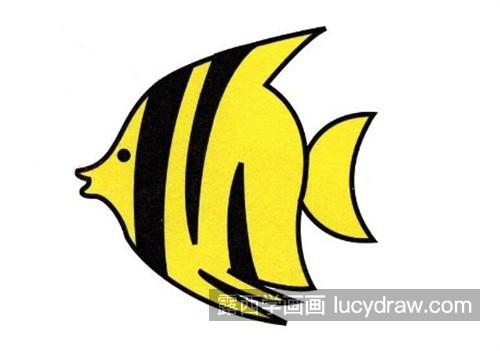 漂亮的热带鱼简笔画怎么画 简单的热带鱼绘制教程