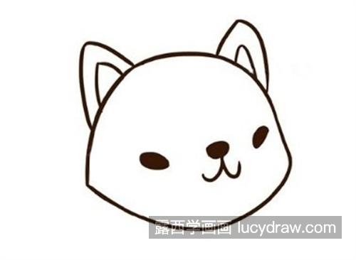 超可爱的秋田犬简笔画怎么画 好看的秋田犬绘制教程