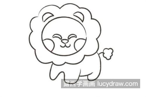可爱的大狮子简笔画怎么画 简单的大狮子绘制教程