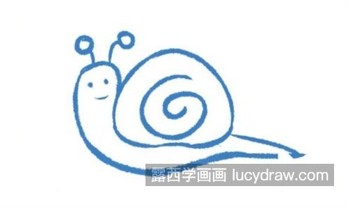 可爱的小蜗牛简笔画怎么画 好看的小蜗牛简笔画绘制教程