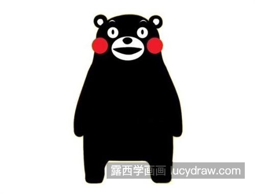 可爱的熊本熊简笔画怎么画 好看的熊本熊绘制教程