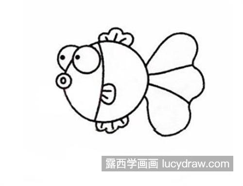 彩色的小金鱼简笔画怎么画 好看的小金鱼绘制教程