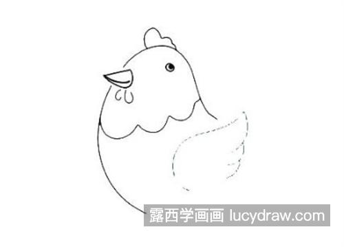 正在孵蛋的母鸡简笔画怎么画 好看的母鸡简笔画绘制教程