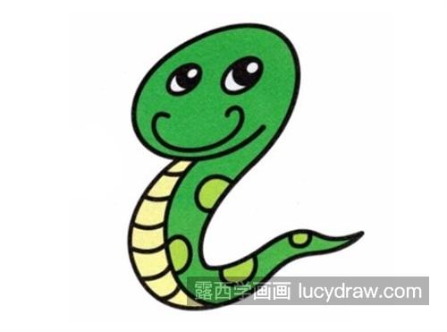 简单又可爱的小蛇简笔画怎么画 简单的小蛇绘制教程