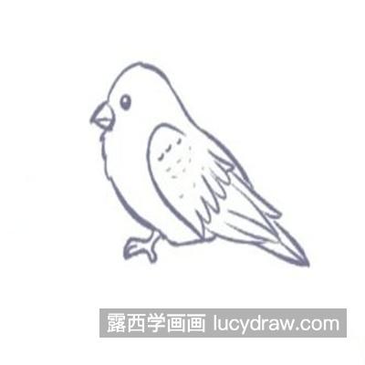 灵动的小鸟简笔画怎么画 好看的小鸟绘制教程