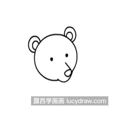 欢乐的北极熊怎么画简单 漂亮的北极熊绘制教程