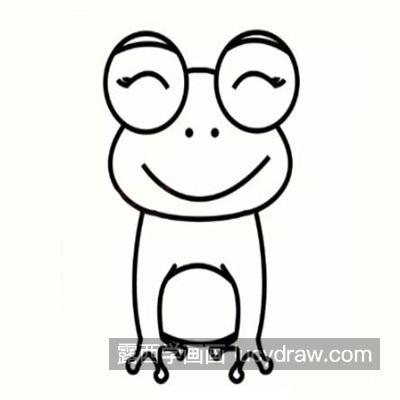 简单的小青蛙绘制教程 好看的小青蛙怎么画