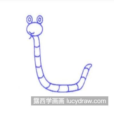 简单卡通的小蛇简笔画怎么画 好看的小蛇绘制教程