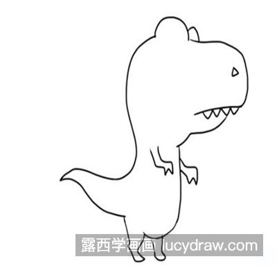 彩色好看的恐龙简笔画怎么画 好看又漂亮的恐龙简笔画绘制教程